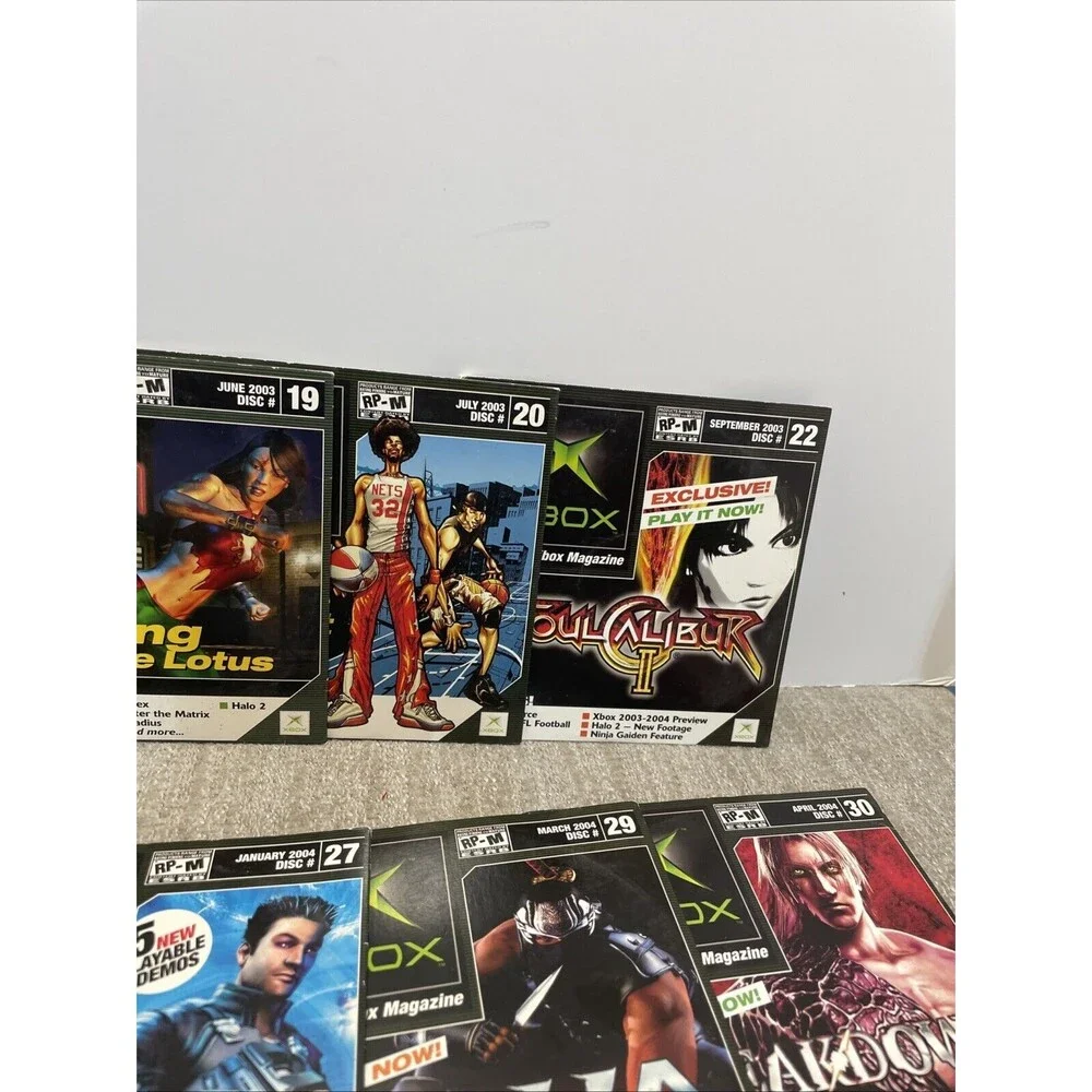 Official Xbox Magazine Lot of 15 Game Demo Discs